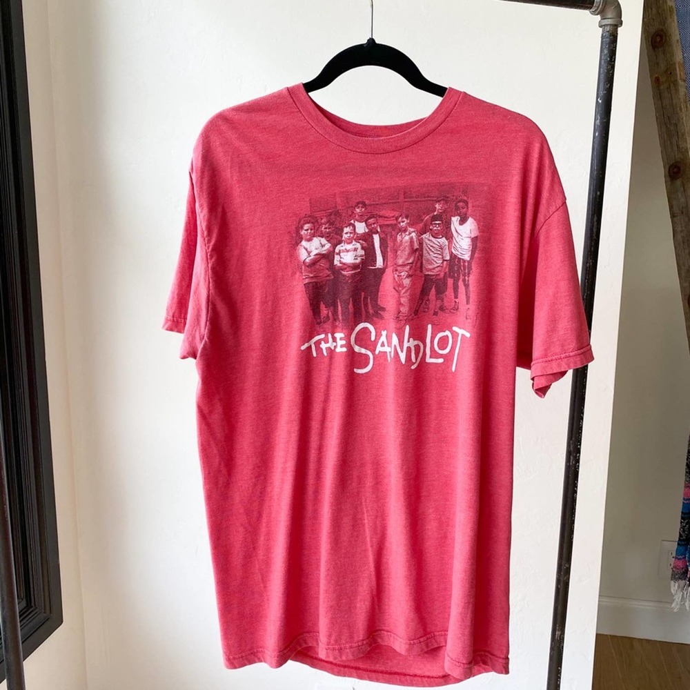 THE SANDLOT Unisex Red The Sandlot Movie Crew Neck Short Sleeve Graphic Tee sz L